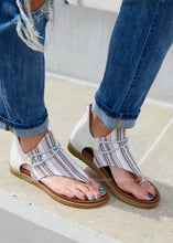Load image into Gallery viewer, Dakota Sandal by Very G.- CREAM - FINAL SALE

