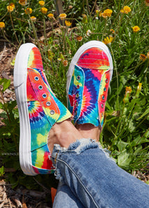 Play Along Sneaker by Gypsy Jazz- RED MULTI - FINAL SALE