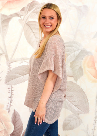 Ingrid Top - Taupe* FINAL SALE *
