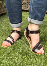 Load image into Gallery viewer, Mylo Sandals by Blowfish - Black - FINAL SALE
