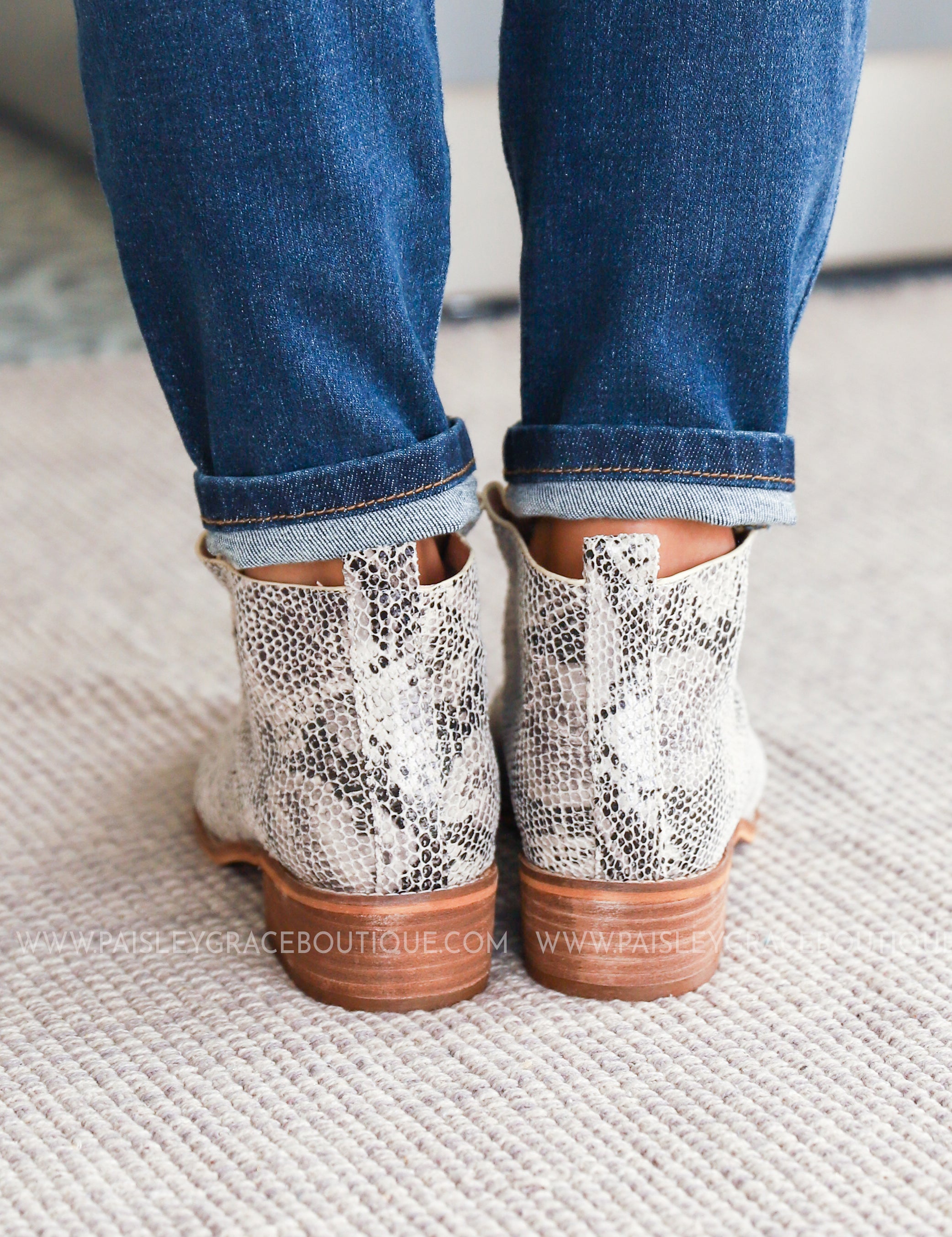 Ellison Bootie-SNAKE* LAST ONES FINAL SALE *