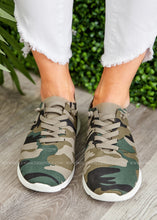 Load image into Gallery viewer, Valentina Sneaker - Camouflage - FINAL SALE
