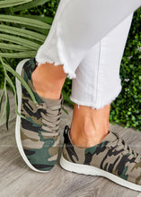 Load image into Gallery viewer, Valentina Sneaker - Camouflage - FINAL SALE
