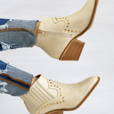 On Fleek Boots - Off White* LAST ONES FINAL SALE * - ALL STAR SALE