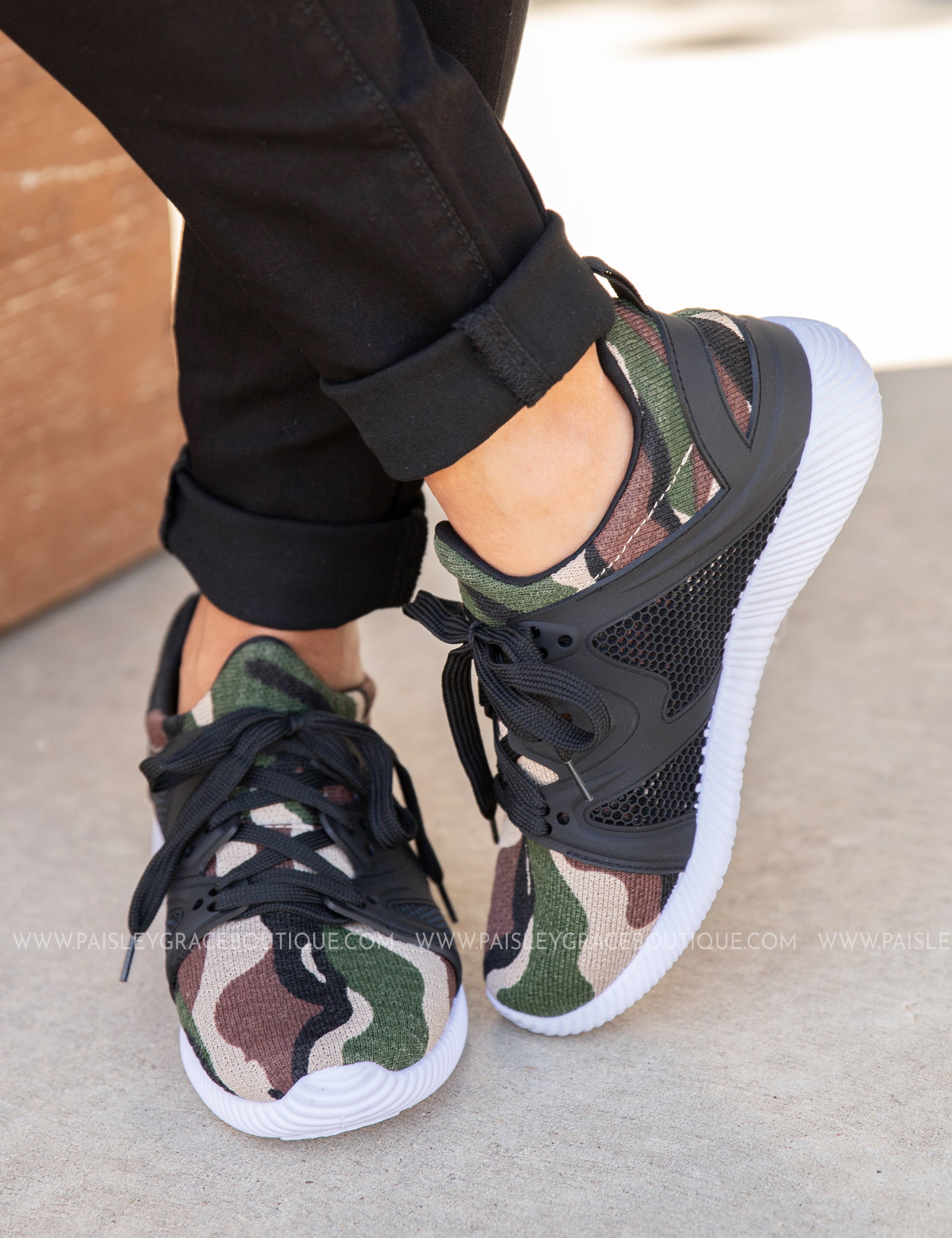 Open Season Camo Sneaker - LAST ONES FINAL SALE
