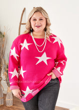 Load image into Gallery viewer, Shooting Stars Sweater- STEAL - FINAL SALE
