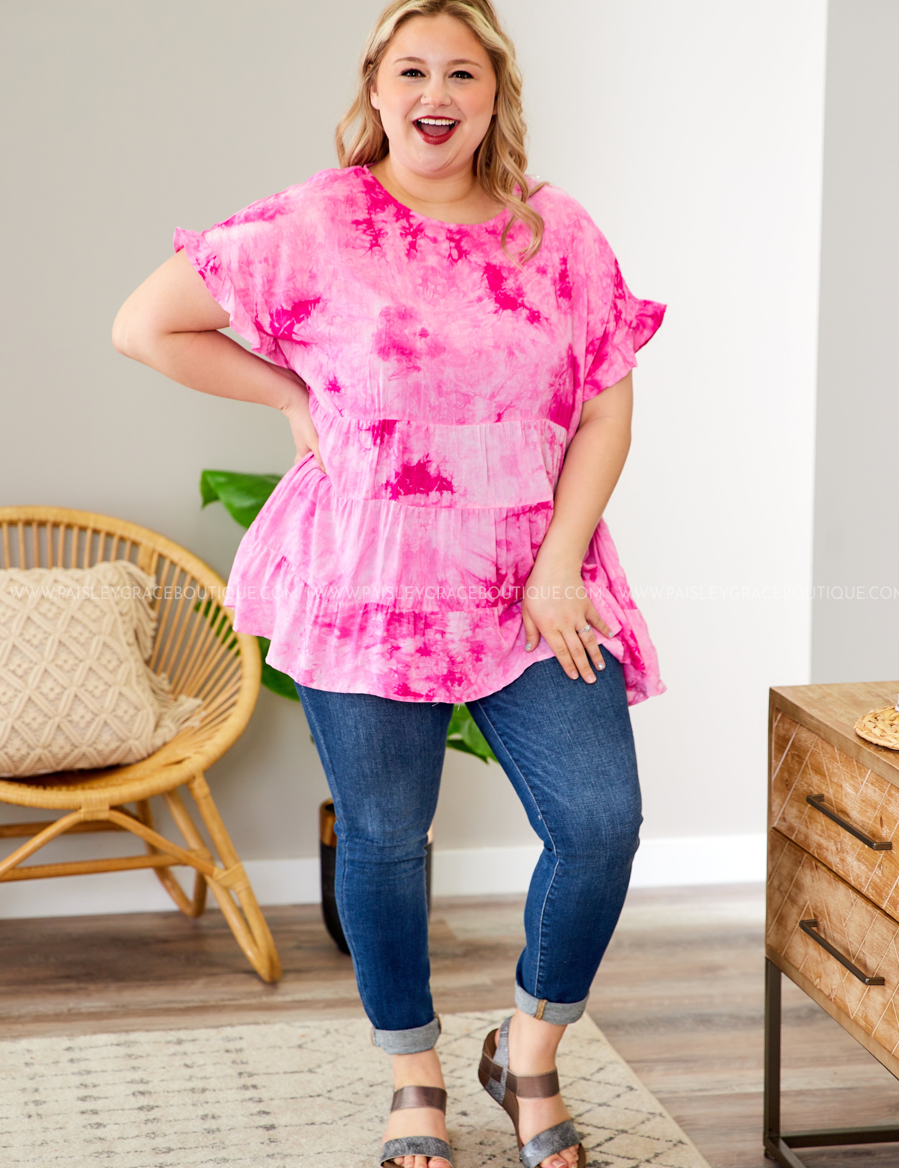 Maliyah Top- PINK* LAST ONES FINAL SALE *