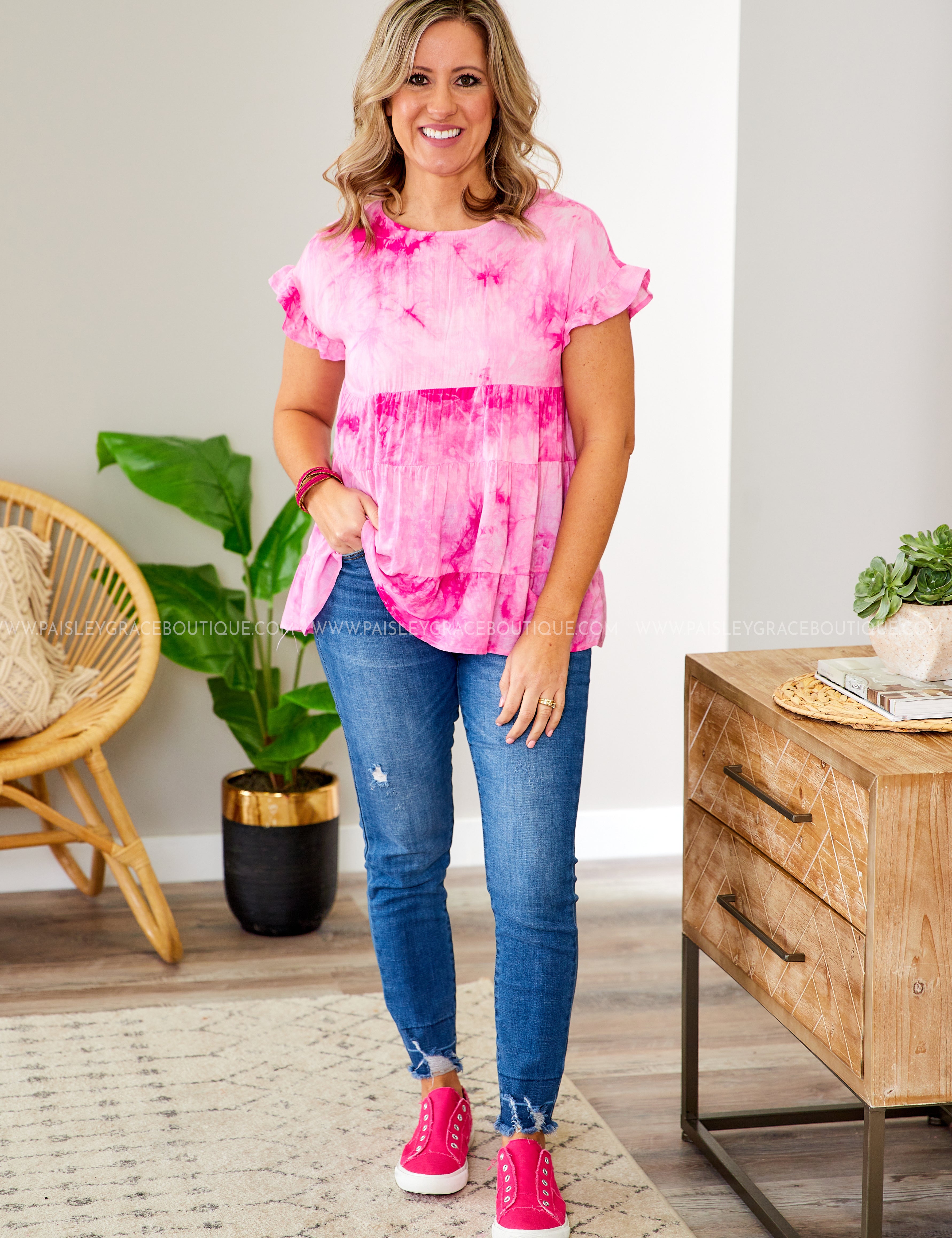 Maliyah Top- PINK* LAST ONES FINAL SALE *