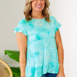 Maliyah Top- AQUA* LAST ONES FINAL SALE *