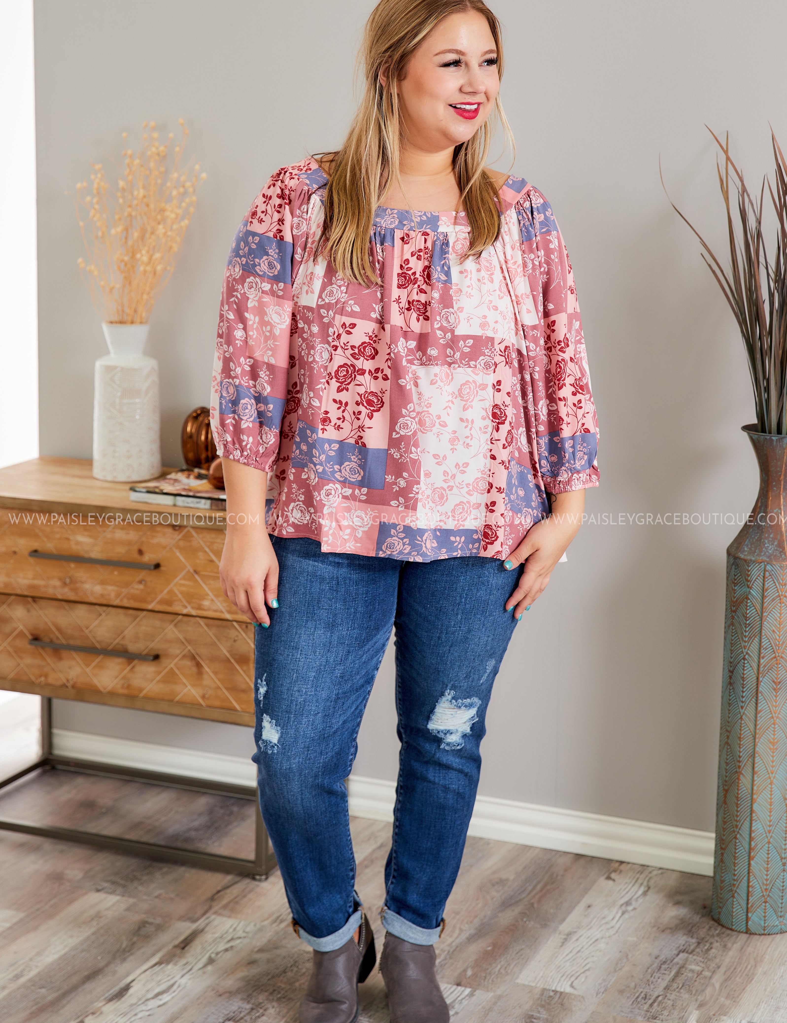 Enchanted Gardens Top - LAST ONES FINAL SALE