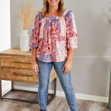 Enchanted Gardens Top - LAST ONES FINAL SALE