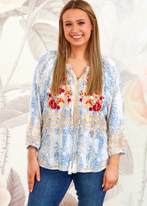 Can't Resist Embroidered Top - FINAL SALE CLEARANCE