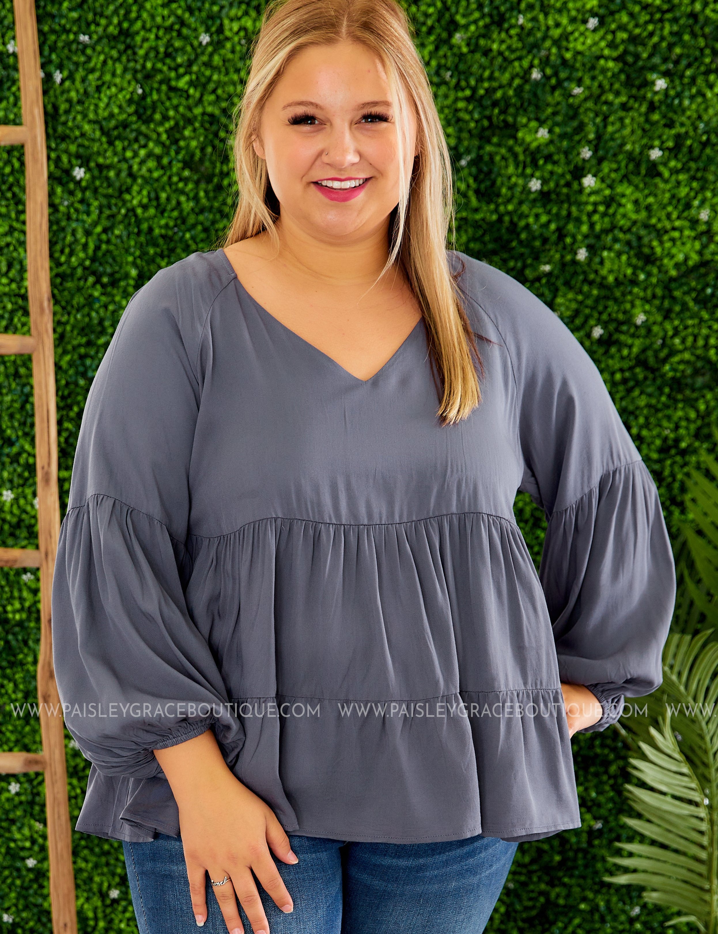 Beloved Darling Top- Camel or Charcoal. - LAST ONES FINAL SALE