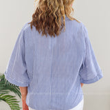 Every Now and Then Top - Blue* FINAL SALE *