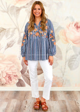 Load image into Gallery viewer, Simple Beauty Embroidered Top - FINAL SALE
