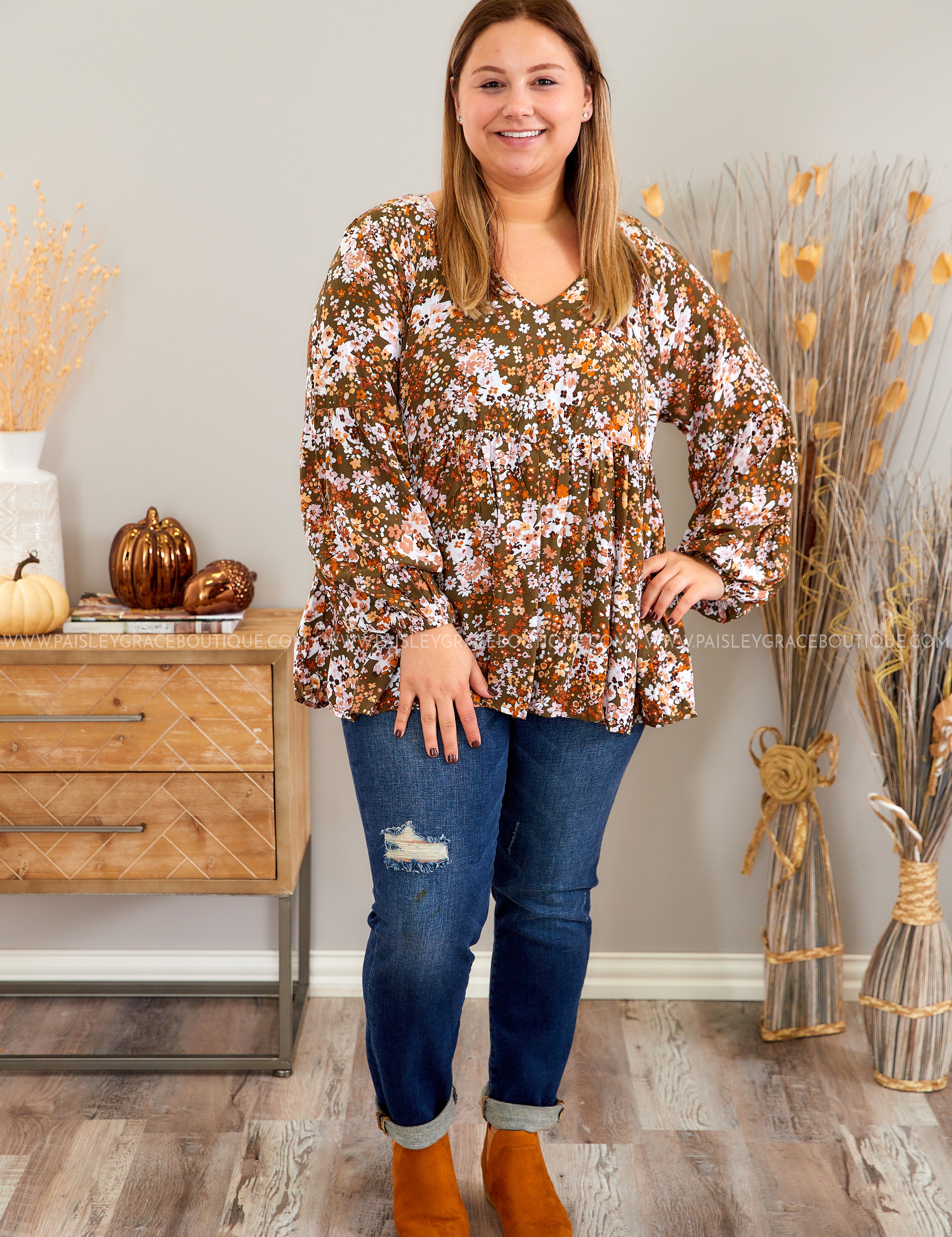 Botanical Dreams Top - LAST ONES FINAL SALE