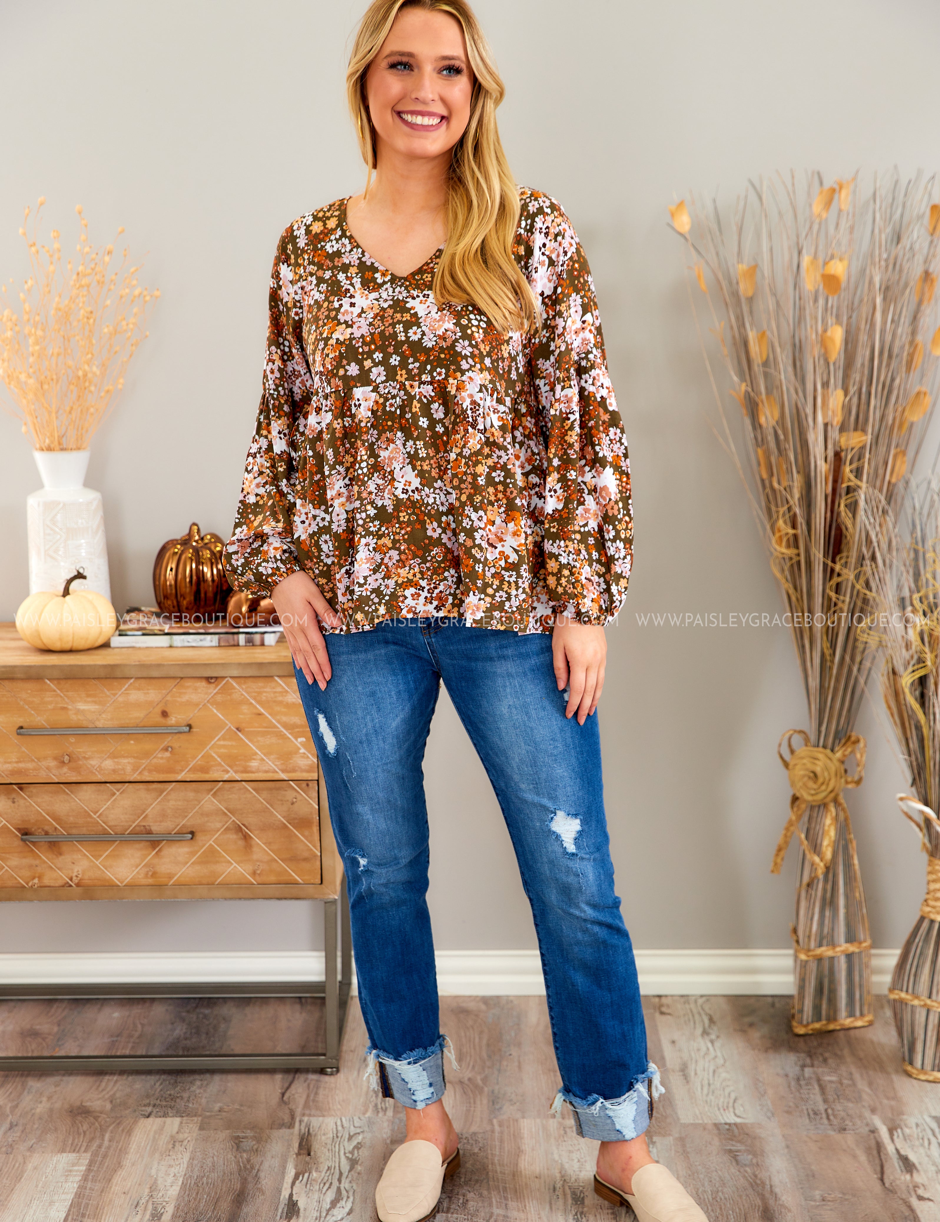 Botanical Dreams Top - LAST ONES FINAL SALE