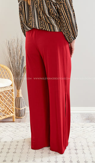 Zola Pants - Red - FINAL SALE