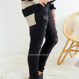 Irene Distressed Black Jeans* LAST ONES FINAL SALE *