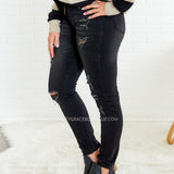 Irene Distressed Black Jeans* LAST ONES FINAL SALE *