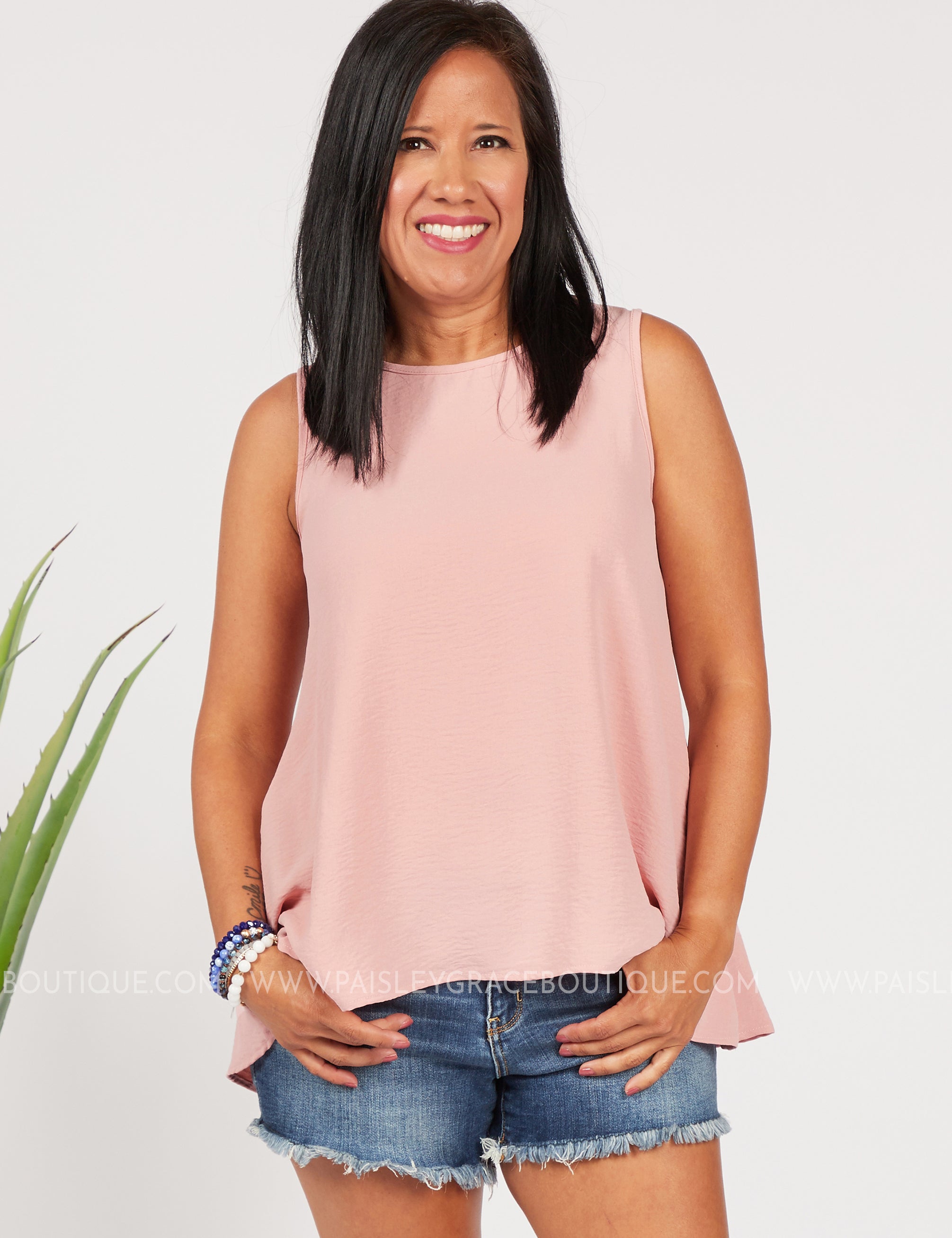 Lorelei Tank- BLUSH - LAST ONES FINAL SALE