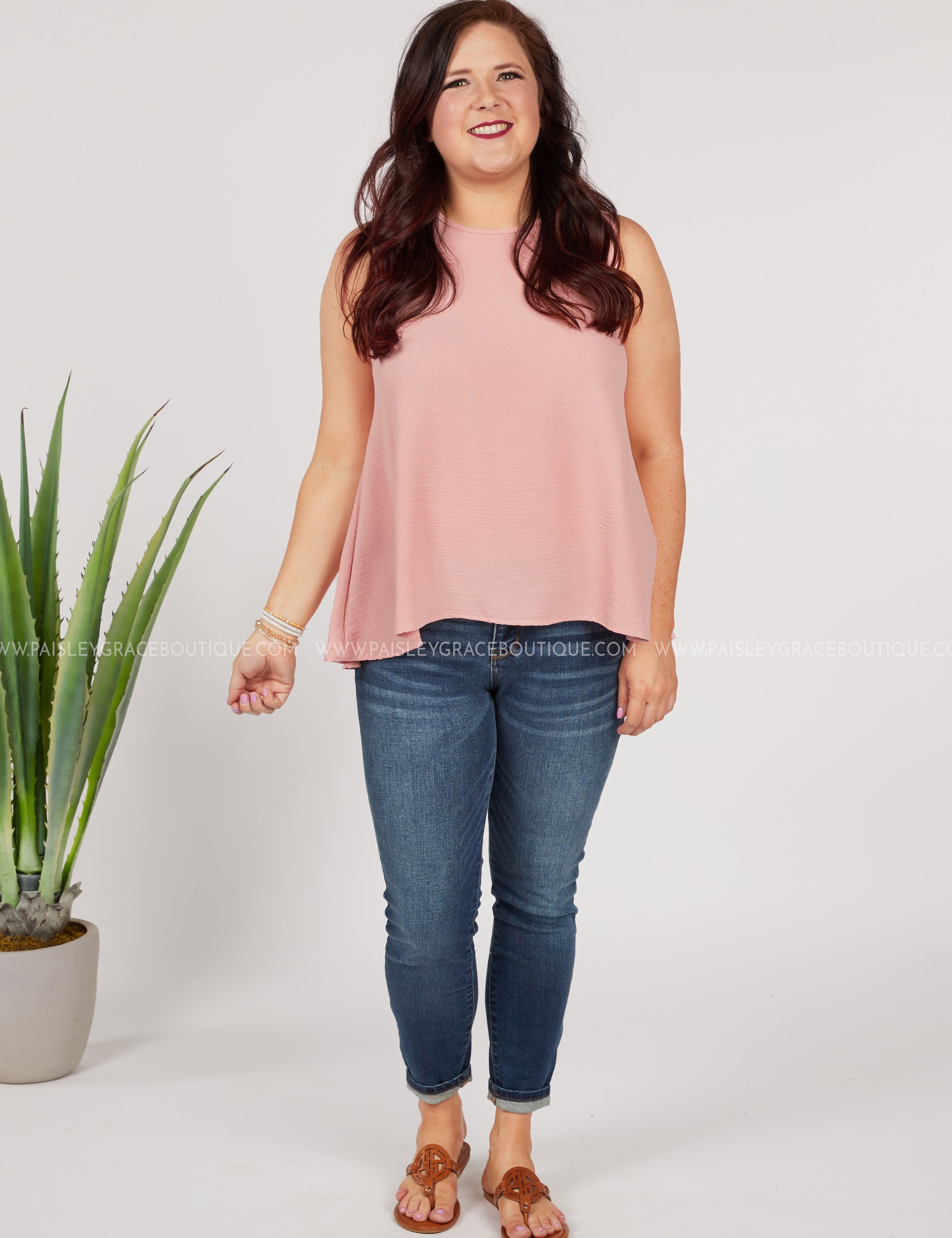 Lorelei Tank- BLUSH - LAST ONES FINAL SALE