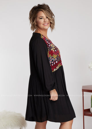 Jezebell Embroidered Dress - LAST ONE FINAL SALE