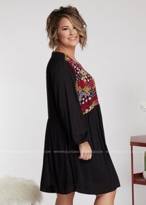 Jezebell Embroidered Dress - FINAL SALE CLEARANCE