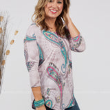 Paisley Mist Top* LAST ONES FINAL SALE *