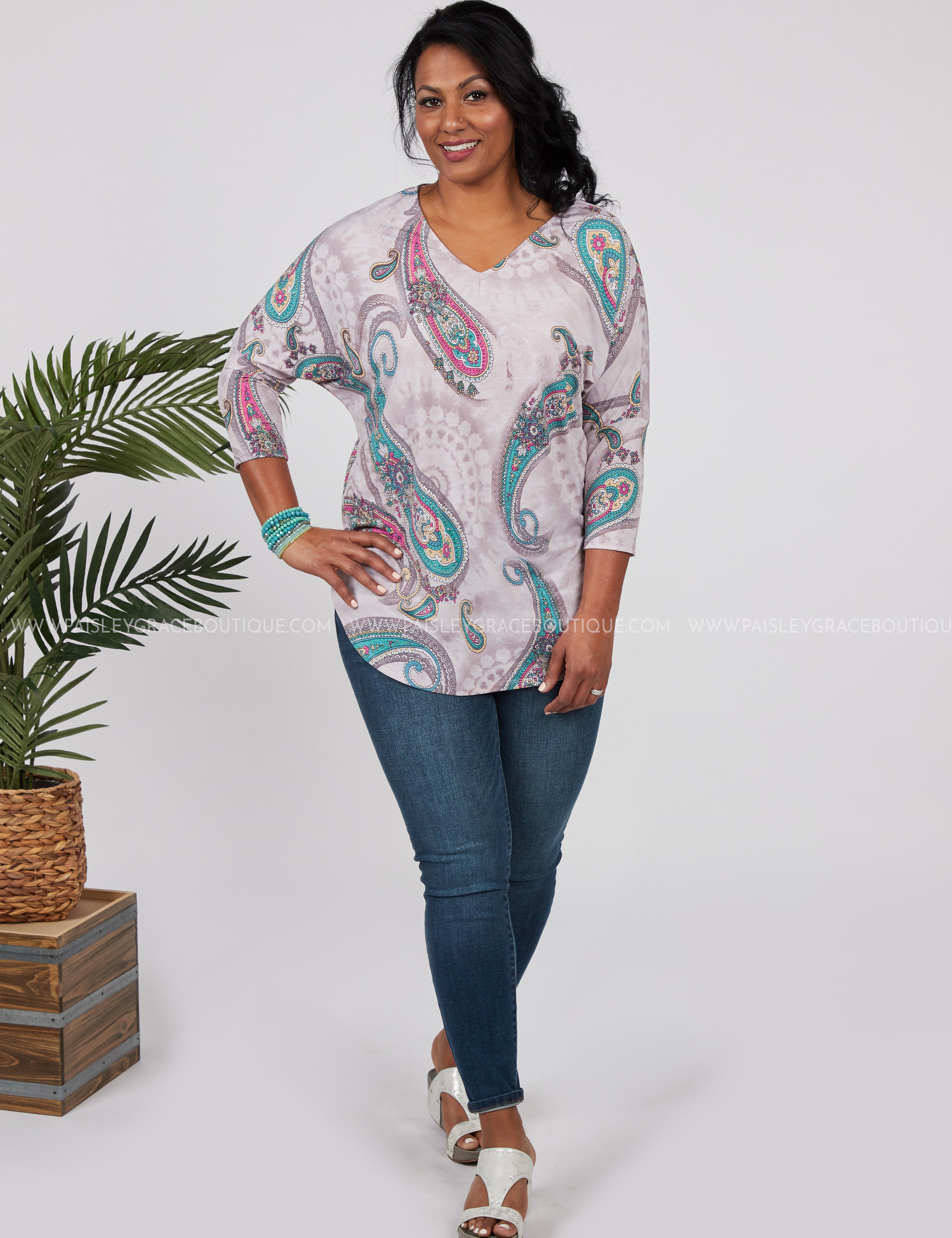 Paisley Mist Top* LAST ONES FINAL SALE *