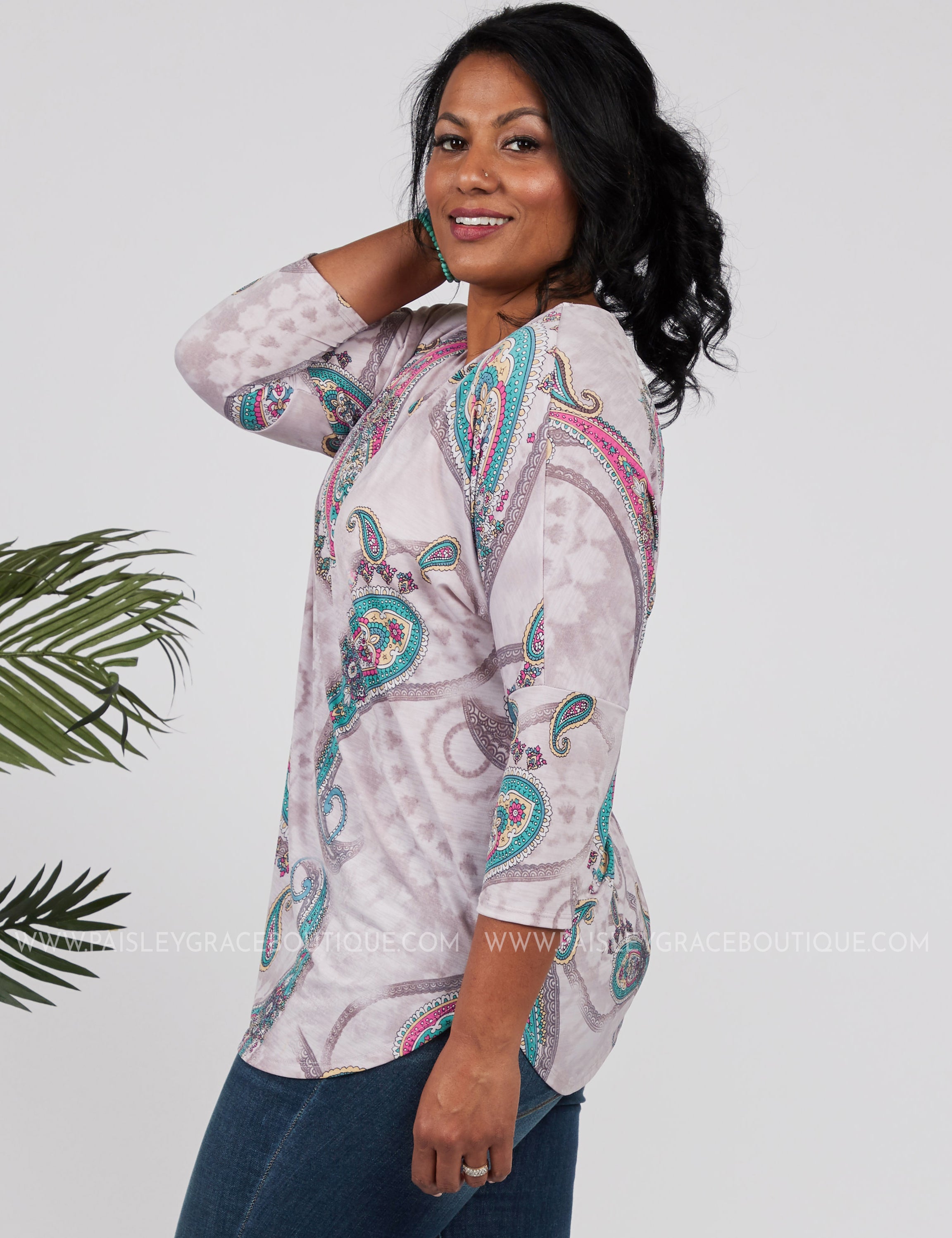 Paisley Mist Top* LAST ONES FINAL SALE *