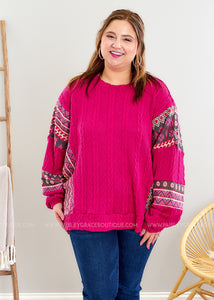 Prettier in Pink Sweater - FINAL SALE - FINAL SALE