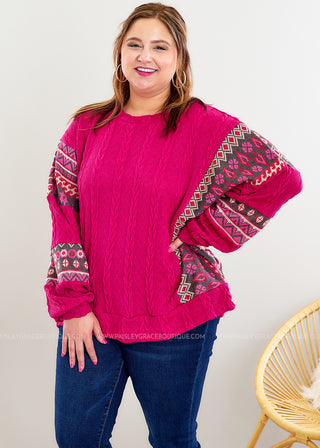 Prettier in Pink Sweater - FINAL SALE - FINAL SALE