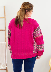 Prettier in Pink Sweater - FINAL SALE - FINAL SALE