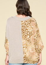 Load image into Gallery viewer, Leopard Stripe Mix - Taupe  - FINAL SALE CLEARANCE
