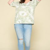 Sage Tie Dye Top* LAST ONES FINAL SALE *