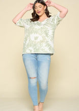 Load image into Gallery viewer, Sage Tie Dye Top - FINAL SALE CLEARANCE
