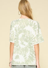 Load image into Gallery viewer, Sage Tie Dye Top - FINAL SALE CLEARANCE
