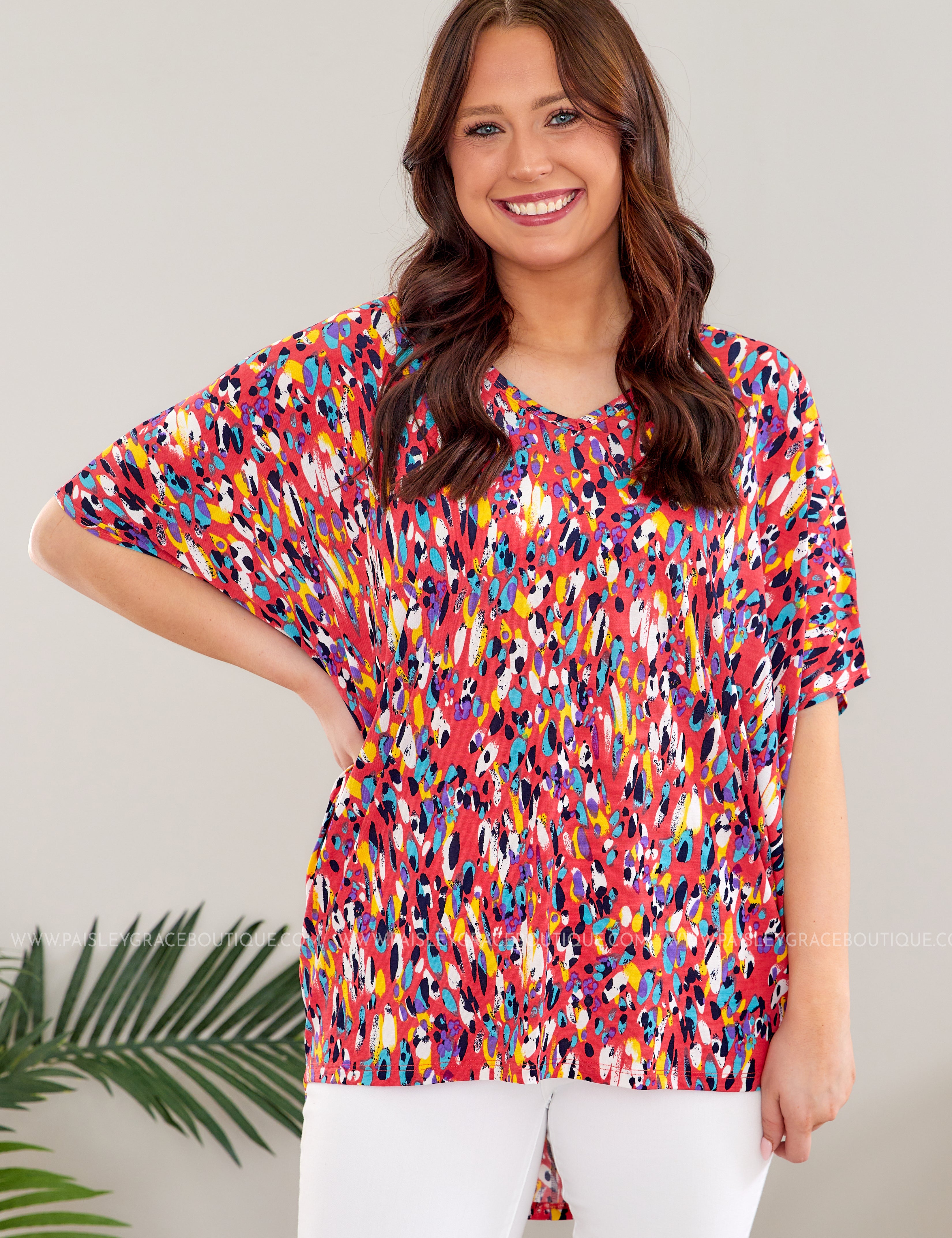 Dance the Night Away Top - Red* LAST ONES FINAL SALE *