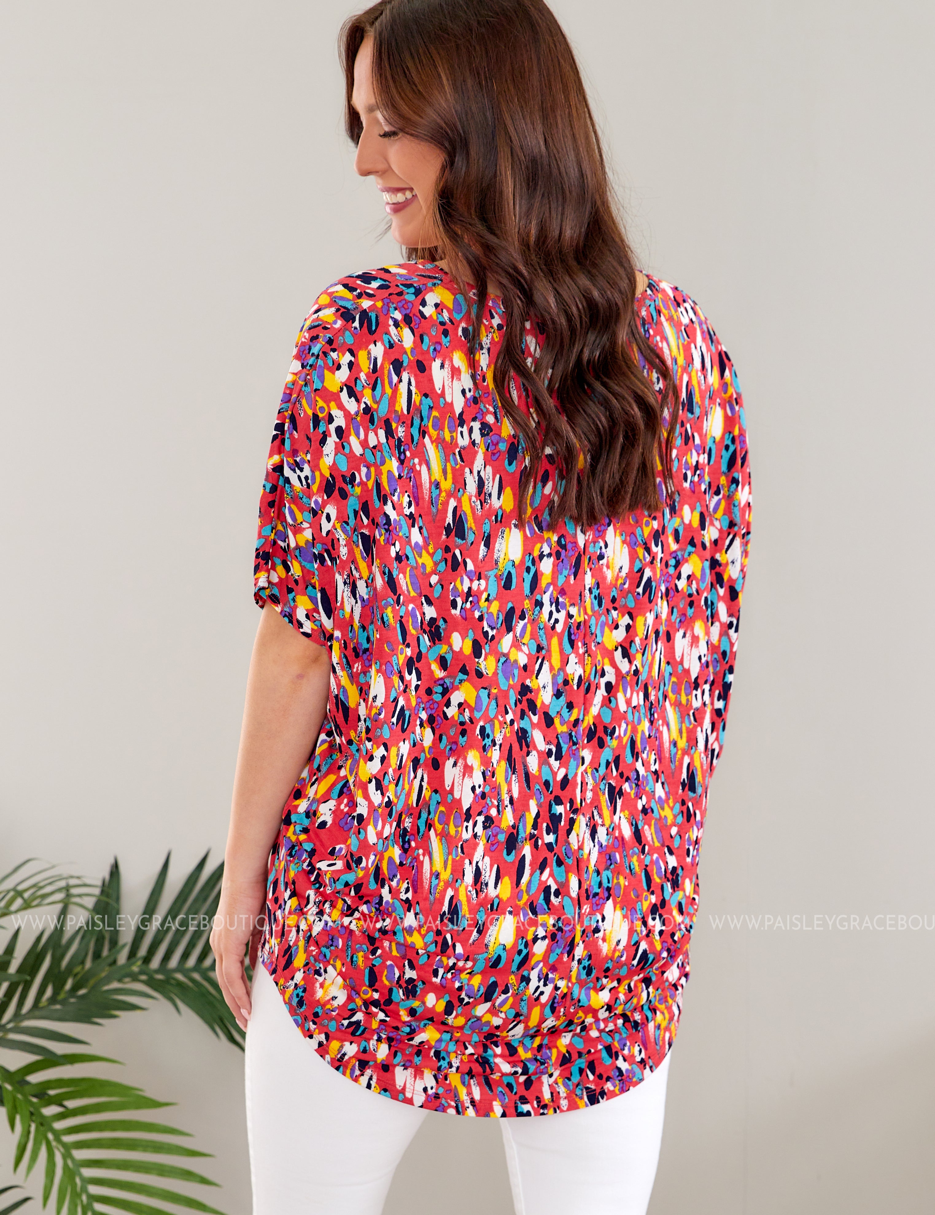 Dance the Night Away Top - Red* LAST ONES FINAL SALE *