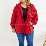 Vivianne Fleece Shacket - 2 Colors - FINAL SALE