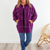 Vivianne Fleece Shacket - 2 Colors - FINAL SALE