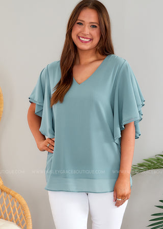 Aubriella Top - 5 Colors  - FINAL SALE