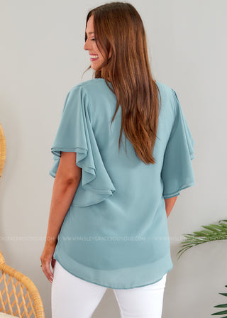 Aubriella Top - 5 Colors  - FINAL SALE