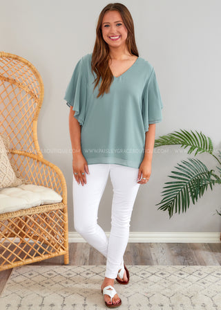 Aubriella Top - 5 Colors  - FINAL SALE