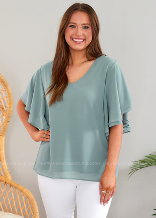 Aubriella Top - 5 Colors  - FINAL SALE