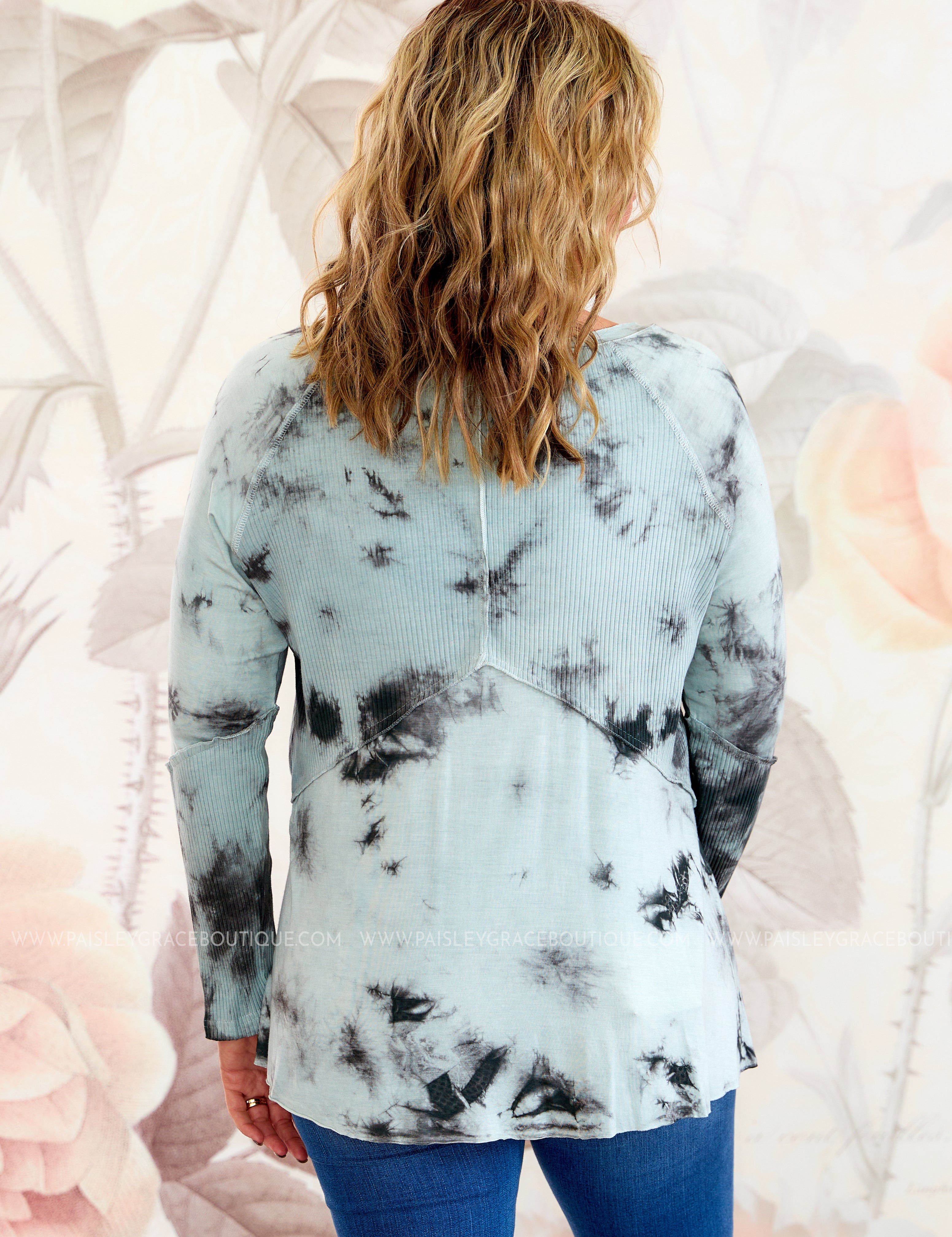 Ella Mae Top - Grey Multi* LAST ONES FINAL SALE *