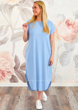 Load image into Gallery viewer, Riley Midi Dress - Cornflower Blue - FINAL SALE CLEARANCE
