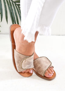 Ritzy Sandal - Cream - FINAL SALE