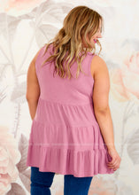 Load image into Gallery viewer, Sandi Sleeveless Babydoll Top - 5 Colors - FINAL SALE CLEARANCE
